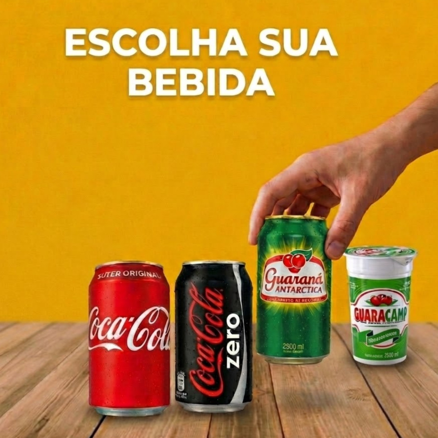 Escolha sua bebida gelada