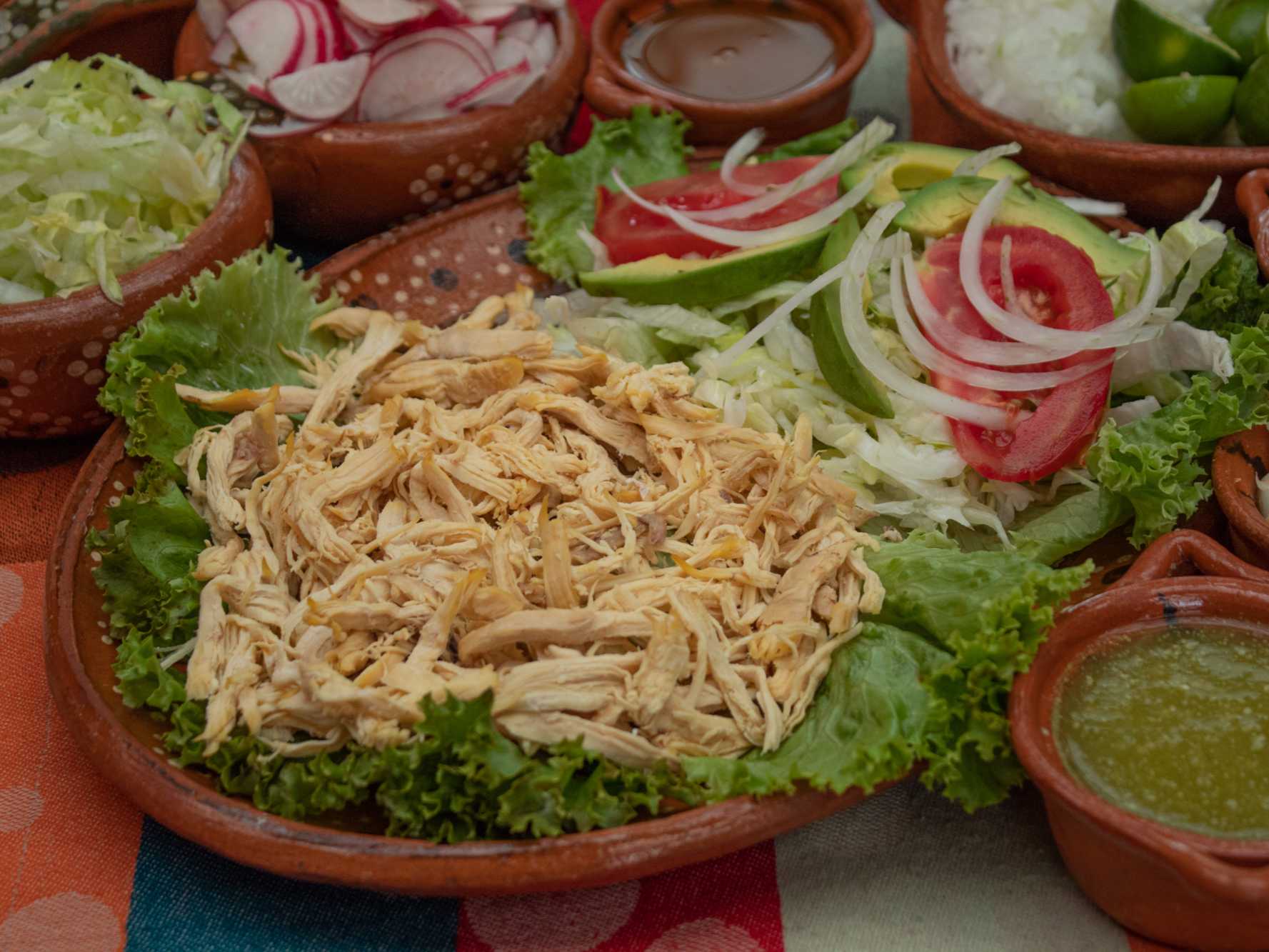 Bistec o Pollo Desmenuzado