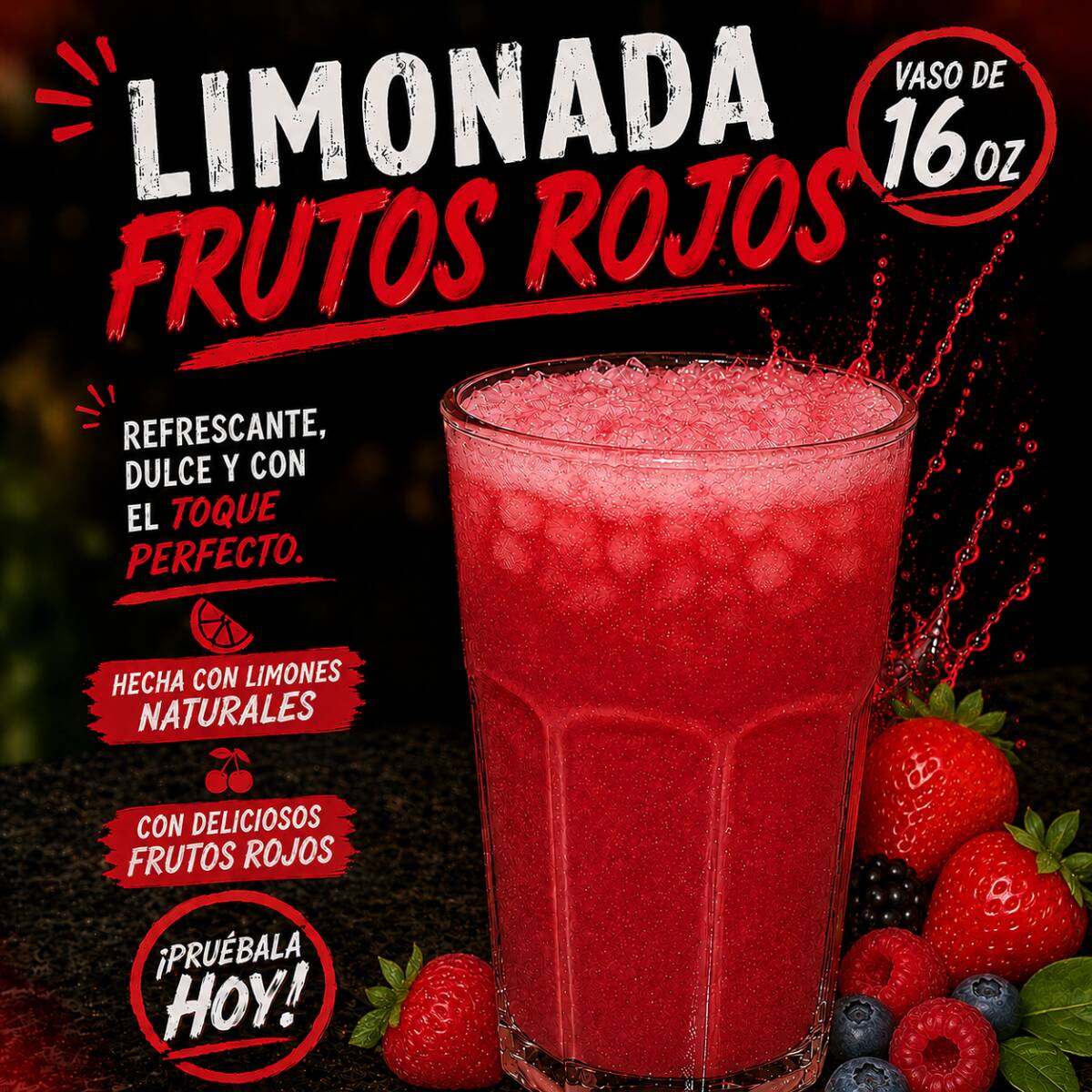 LIMONADA FRUTOS ROJOS
