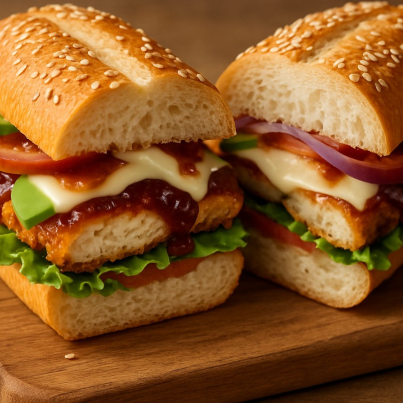 BAGUETTE BBQ CHICKEN