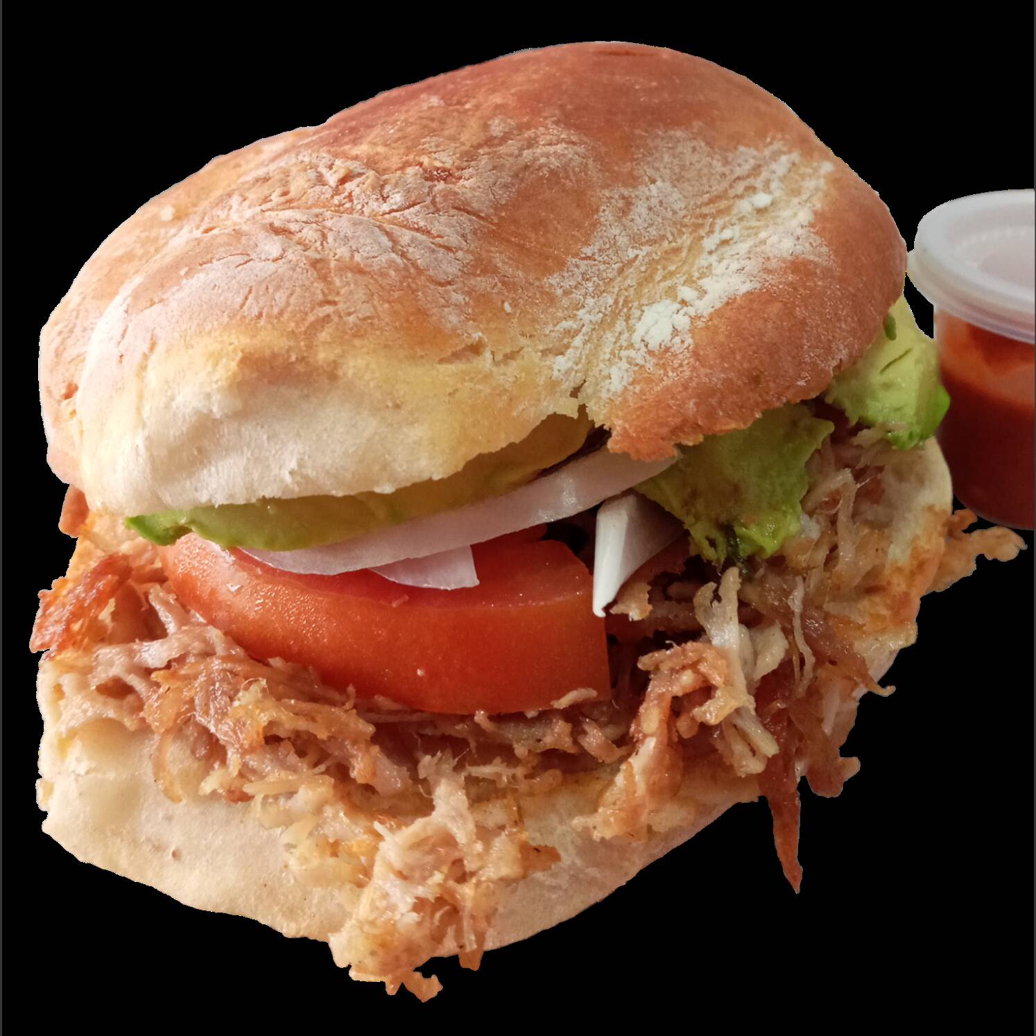 Torta de Lomo con Aguacate