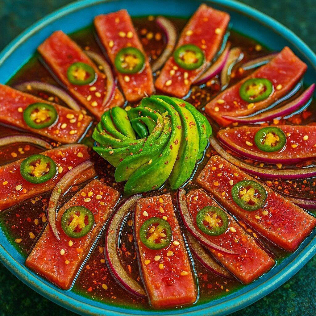 Aguachile De Atun Sashimi