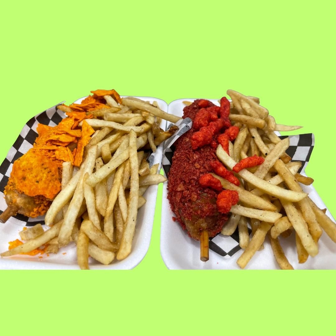 Banderilla con Papas