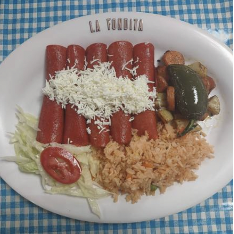 Enchiladas rojas