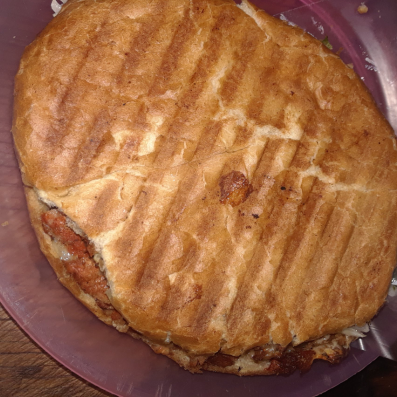 TORTAS DE PASTOR CON QUESO