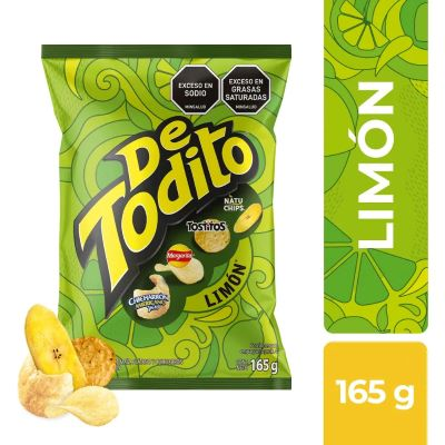 De Todito Snack Sabor Limón 165 g