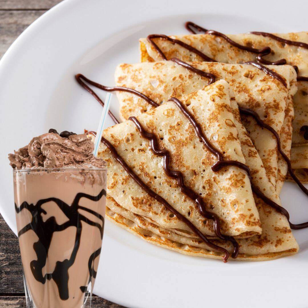 Crepas Dulces+ Malteada chocolate