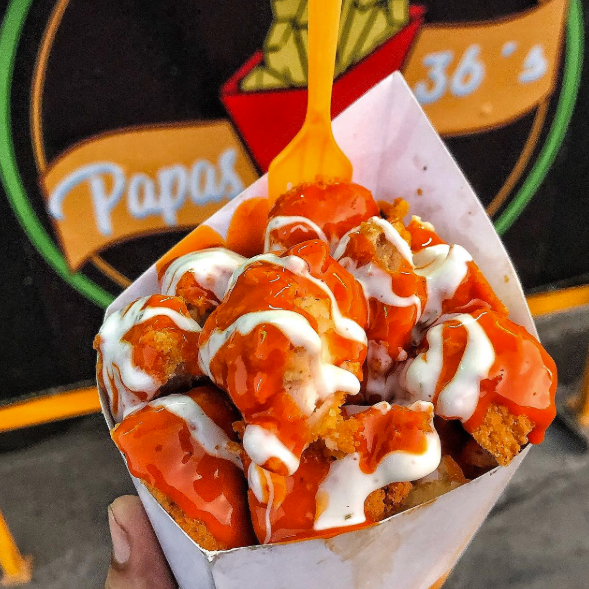 Cono De Boneless con Papas Grande