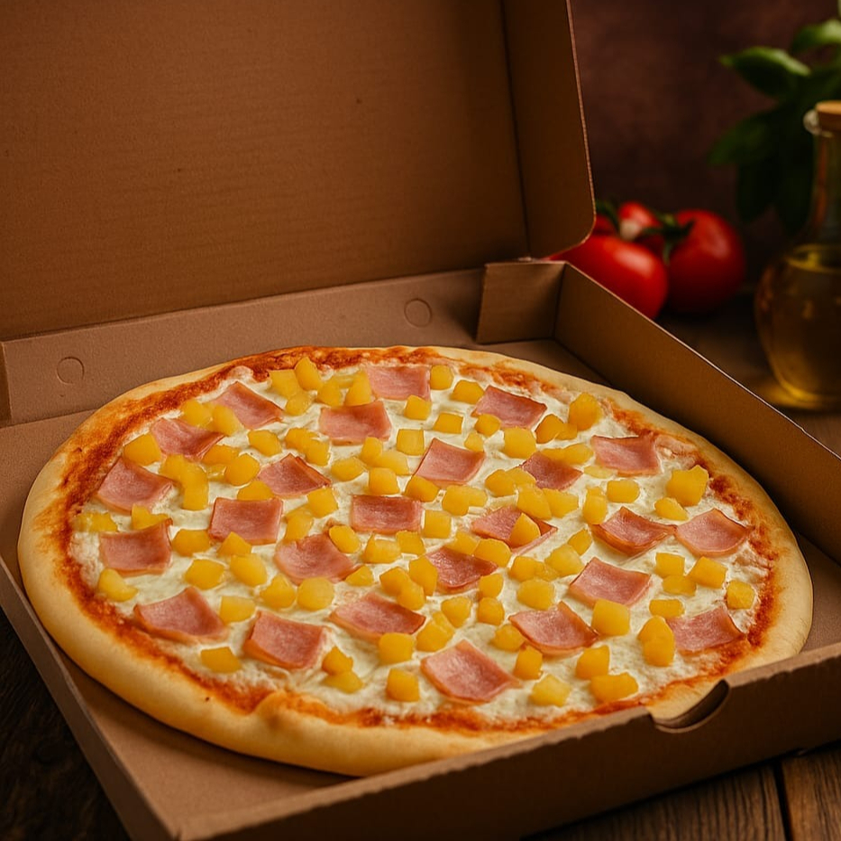 Pizza Hawaiana 30cm 6 Porciones