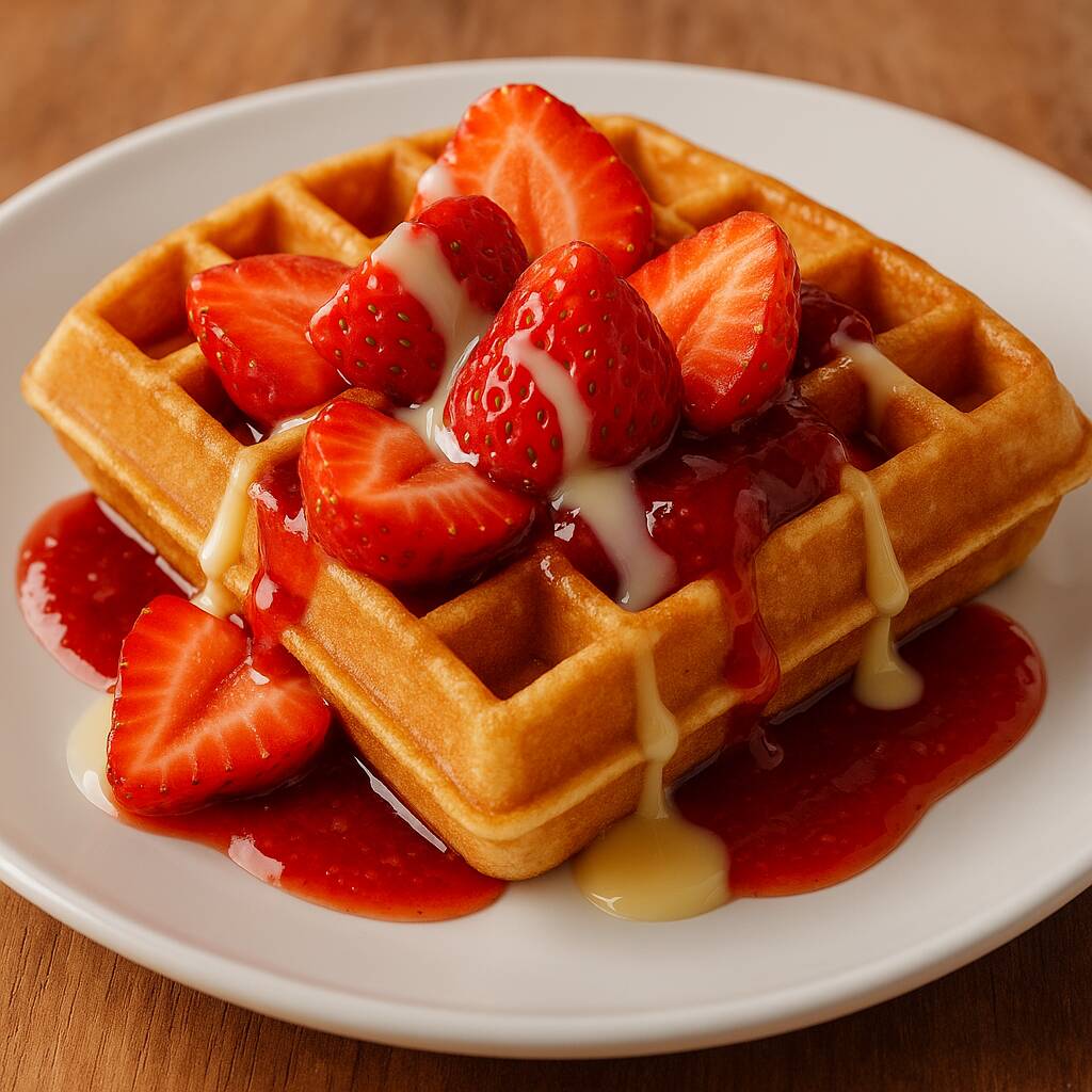 Waffle Fresa Salvaje