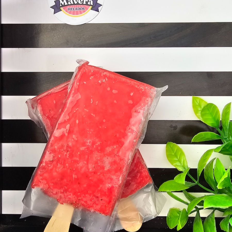 Paleta de Agua de Fresa