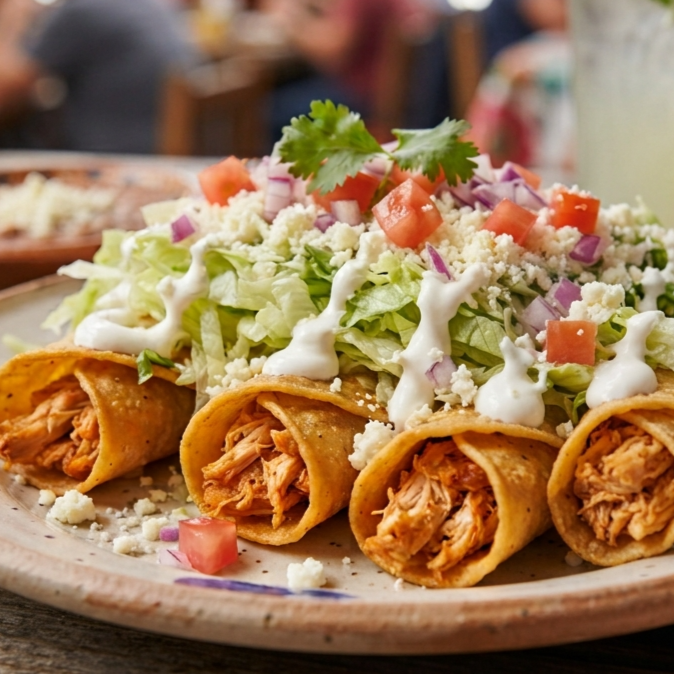 Orden de 4 Tacos Dorados