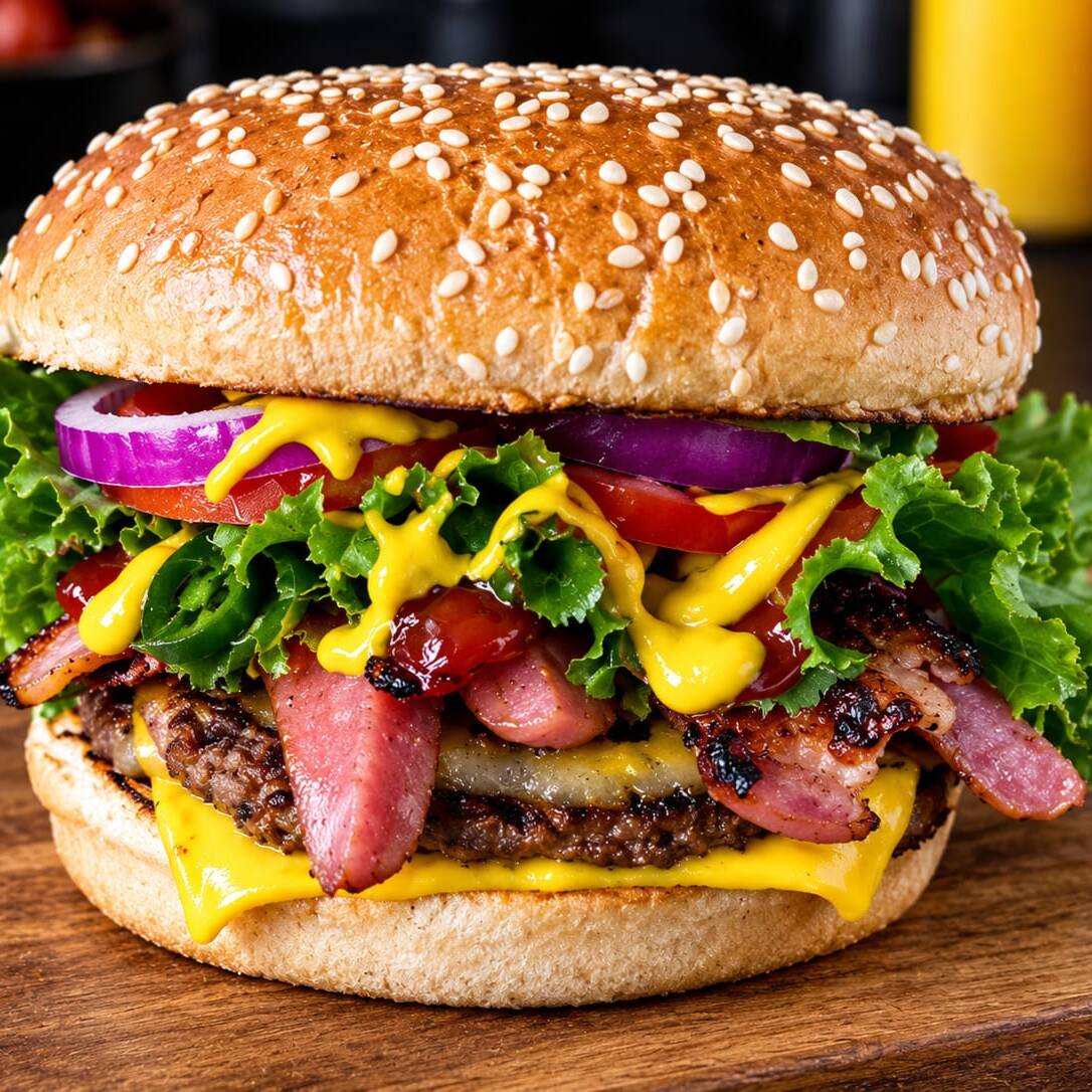 HAMBURGUESA HAWAIANA