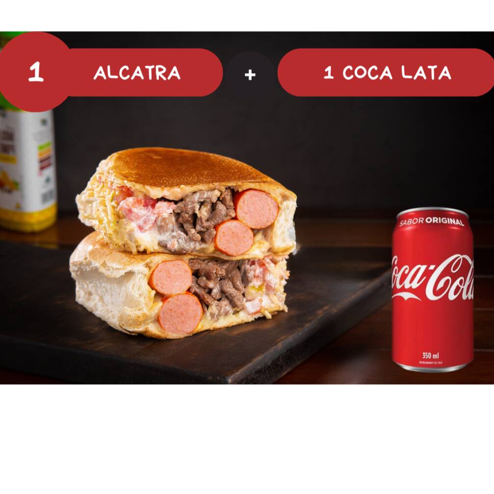 COMBO - 1 ALCATRA + 1 COCA LATA