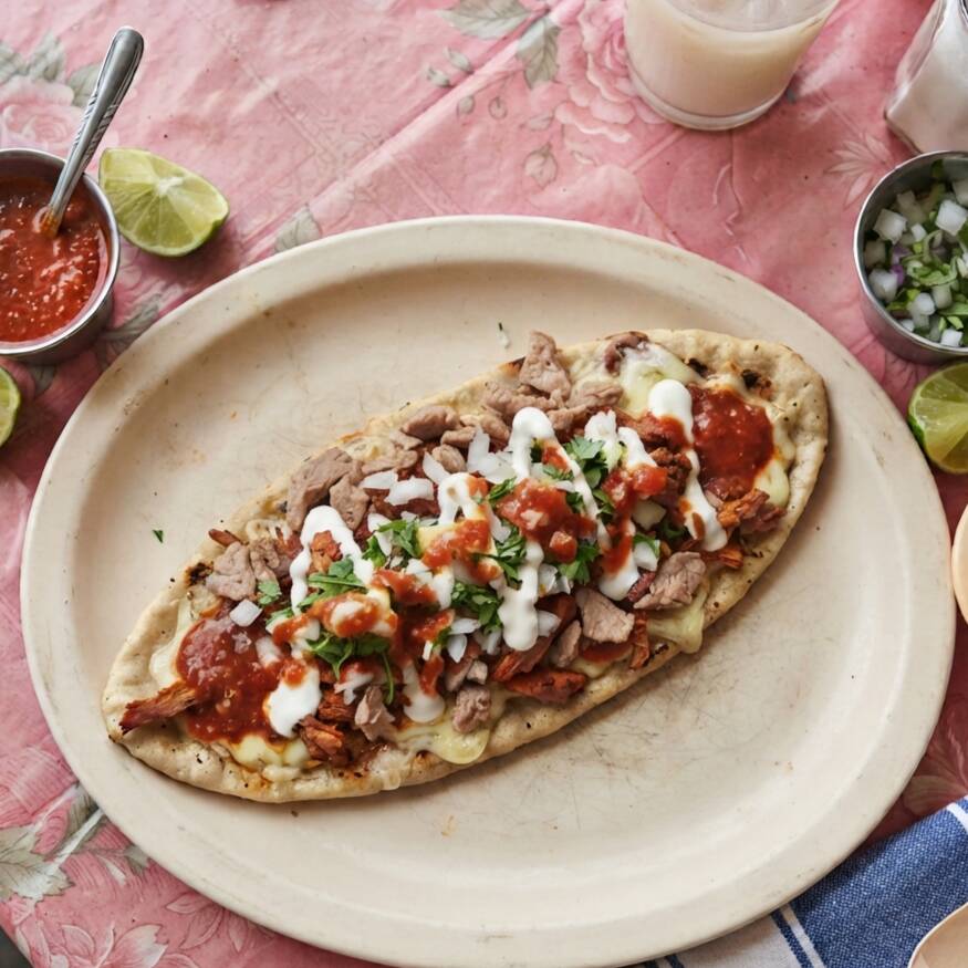 Huaraches de Bistec