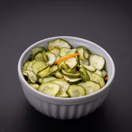 Pepino ralado em conserva