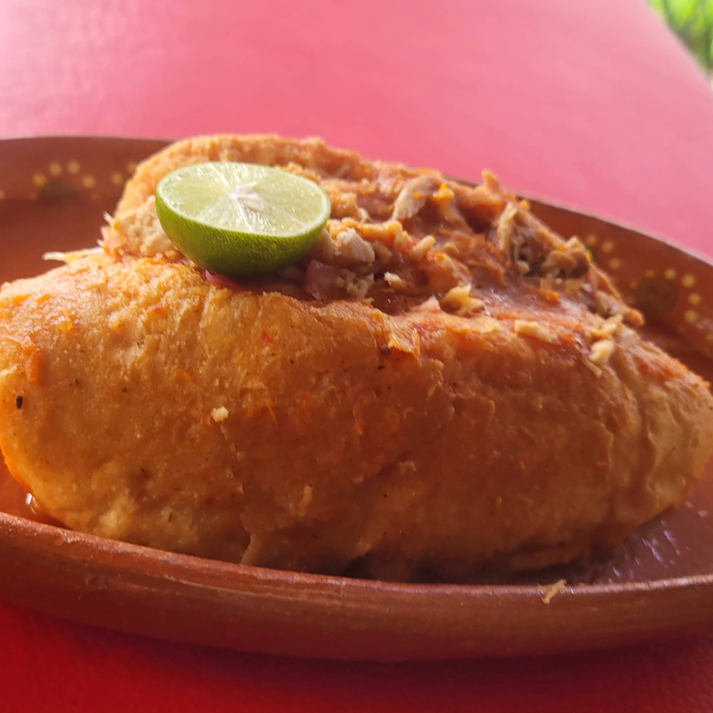 Torta Ahogada de Camarón