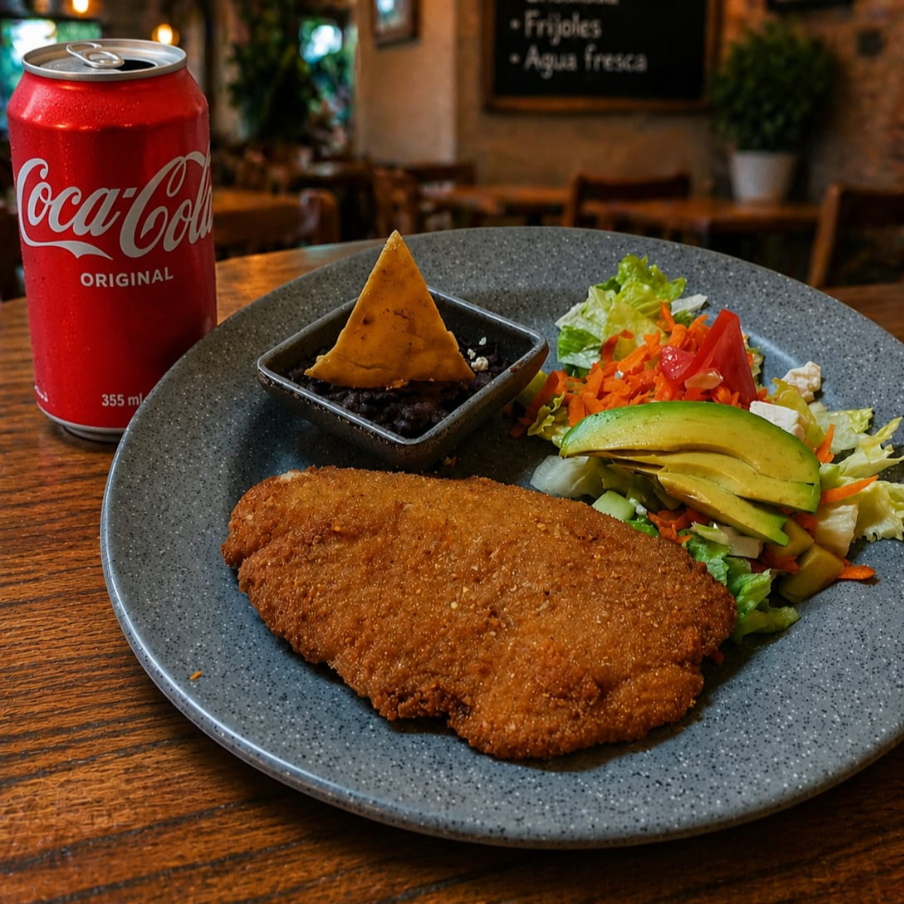 FILETE DE PESCADO+COCA COLA 355 ML