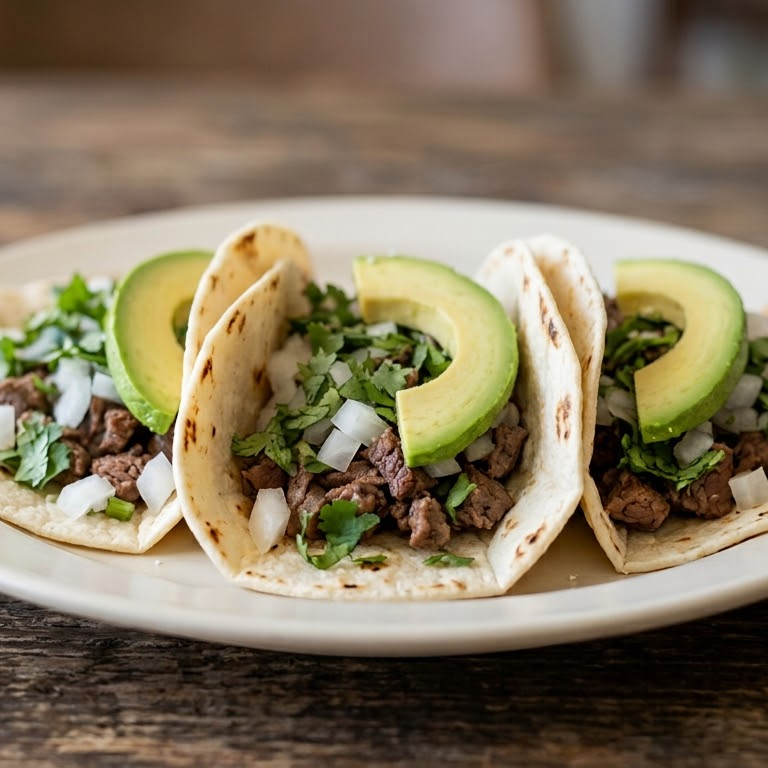 Taco de Harina con Queso
