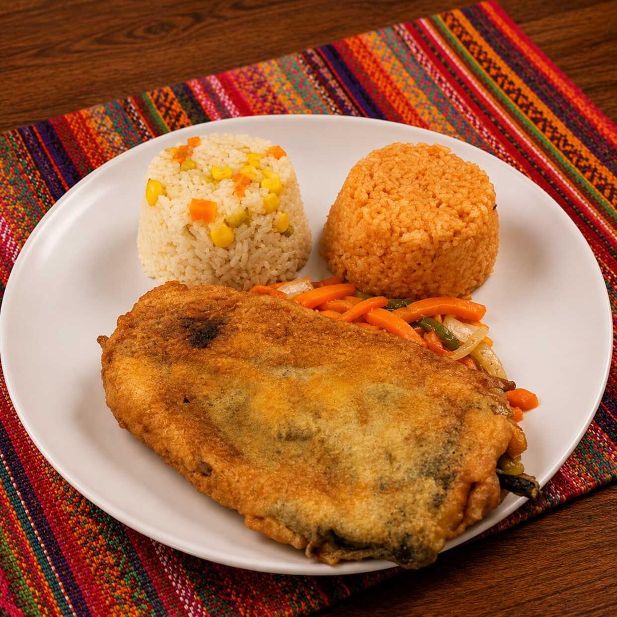 Chile relleno de queso