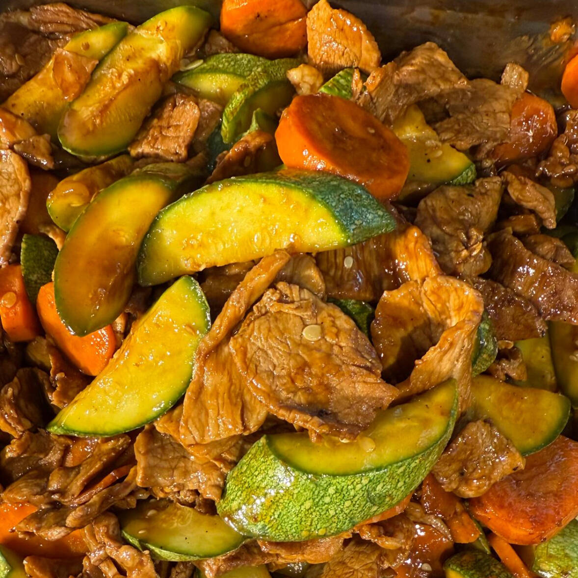 Carne con calabaza