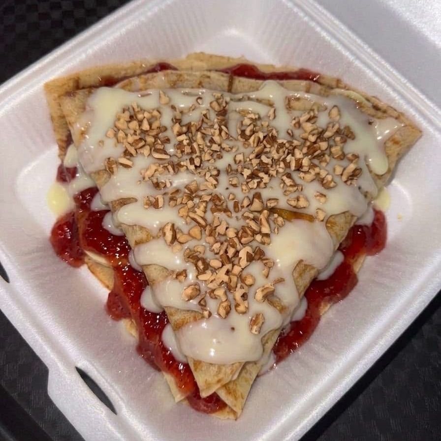 Crepa de Mermelada de Fresa