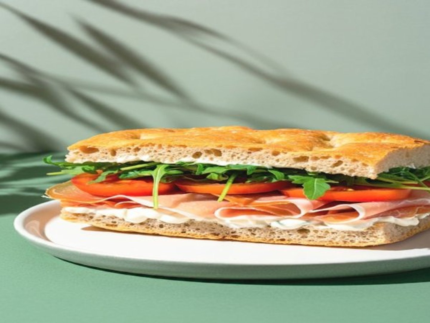Focaccia Prosciutto & Mayonesa de Ajo