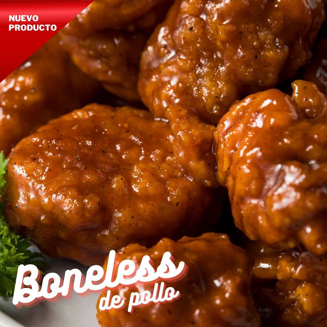 5 piezas boneless de pollo BBQ
