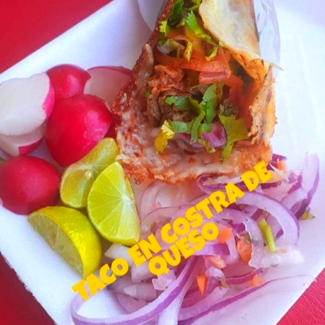Tako Keto con Costra de Queso