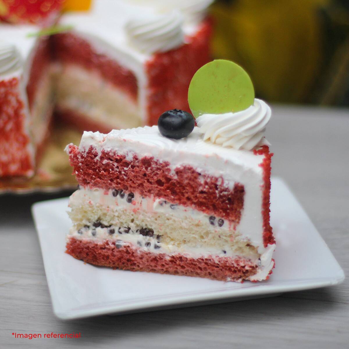 Porción Torta Tres Leches Chantilly Perú