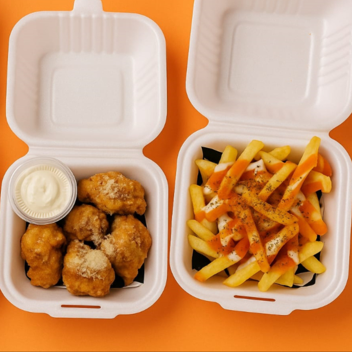 10 Alitas + Papas Fritas 250 Gr