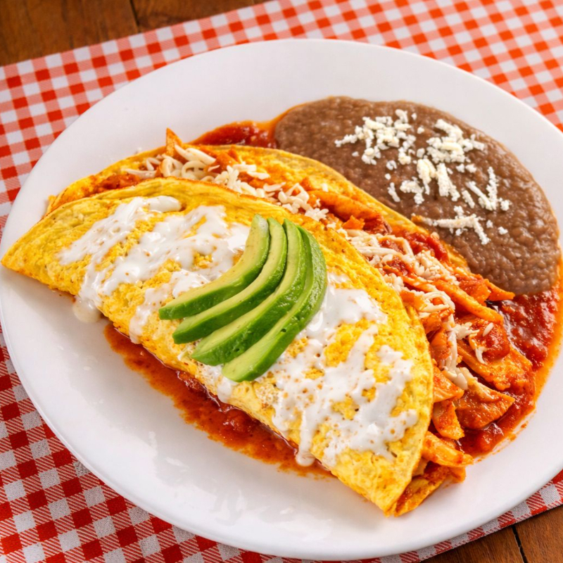 OMELETTE DE CHILAQUIL