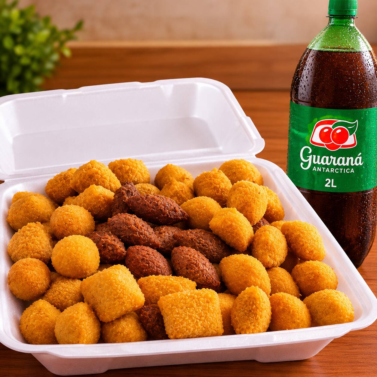 Combo 100 Salgados + Guaraná Antarctica 1L 🥤❤️
Deliciosos 100 salgados fritos sortidos, preparados com muito carinho e perfeitos para festas, reuniões e aquele momento especial em família. 😋
Acompanha 1 Guaraná Antarctica 1 litros.
👉 100 salgados + Guaraná Antarctica 1L
Peça já o seu combo e aproveite! 🎉