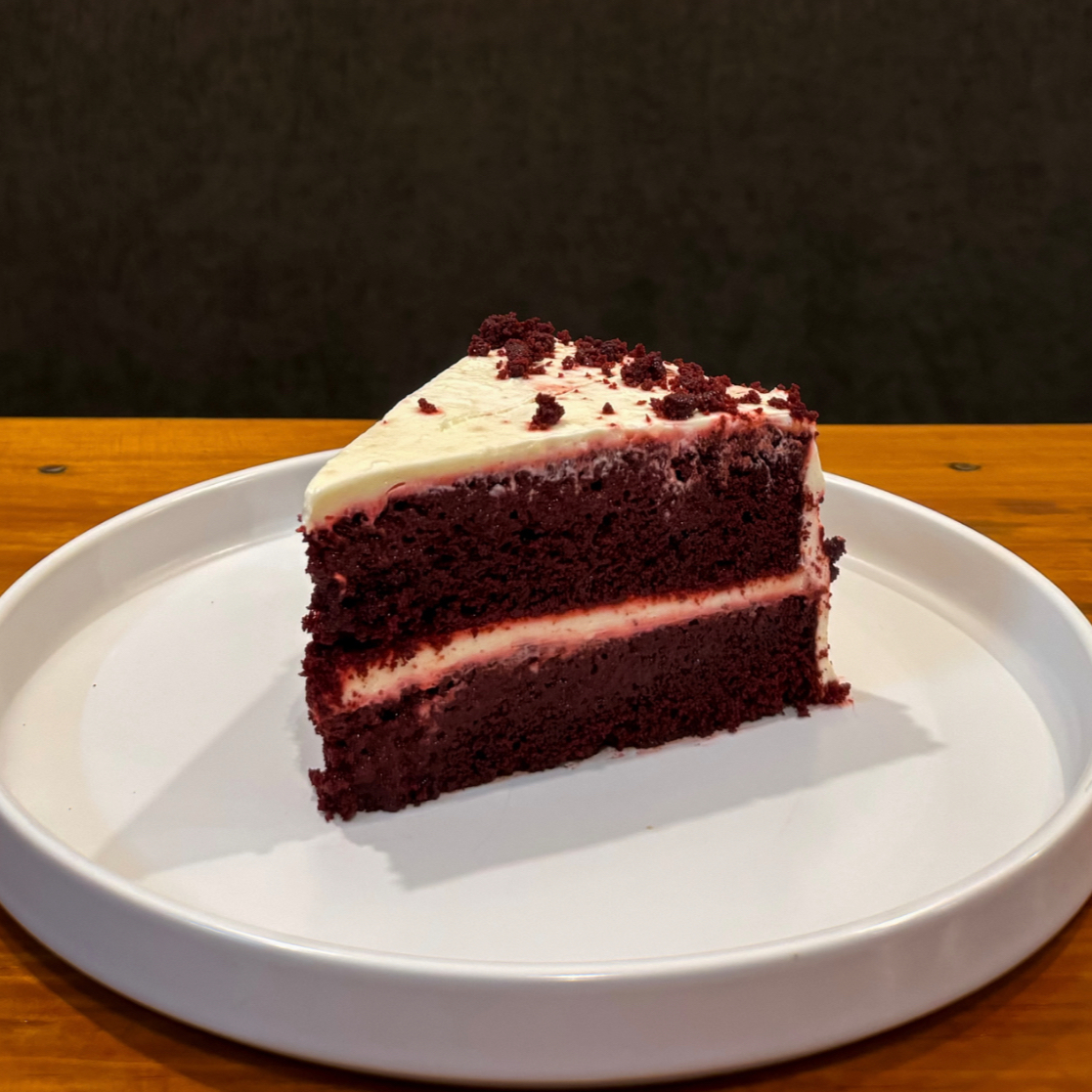 REBANADA DE PASTEL DE RED VELVET