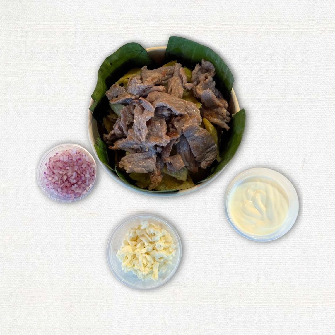 Chilaquiles verdes con cecina
