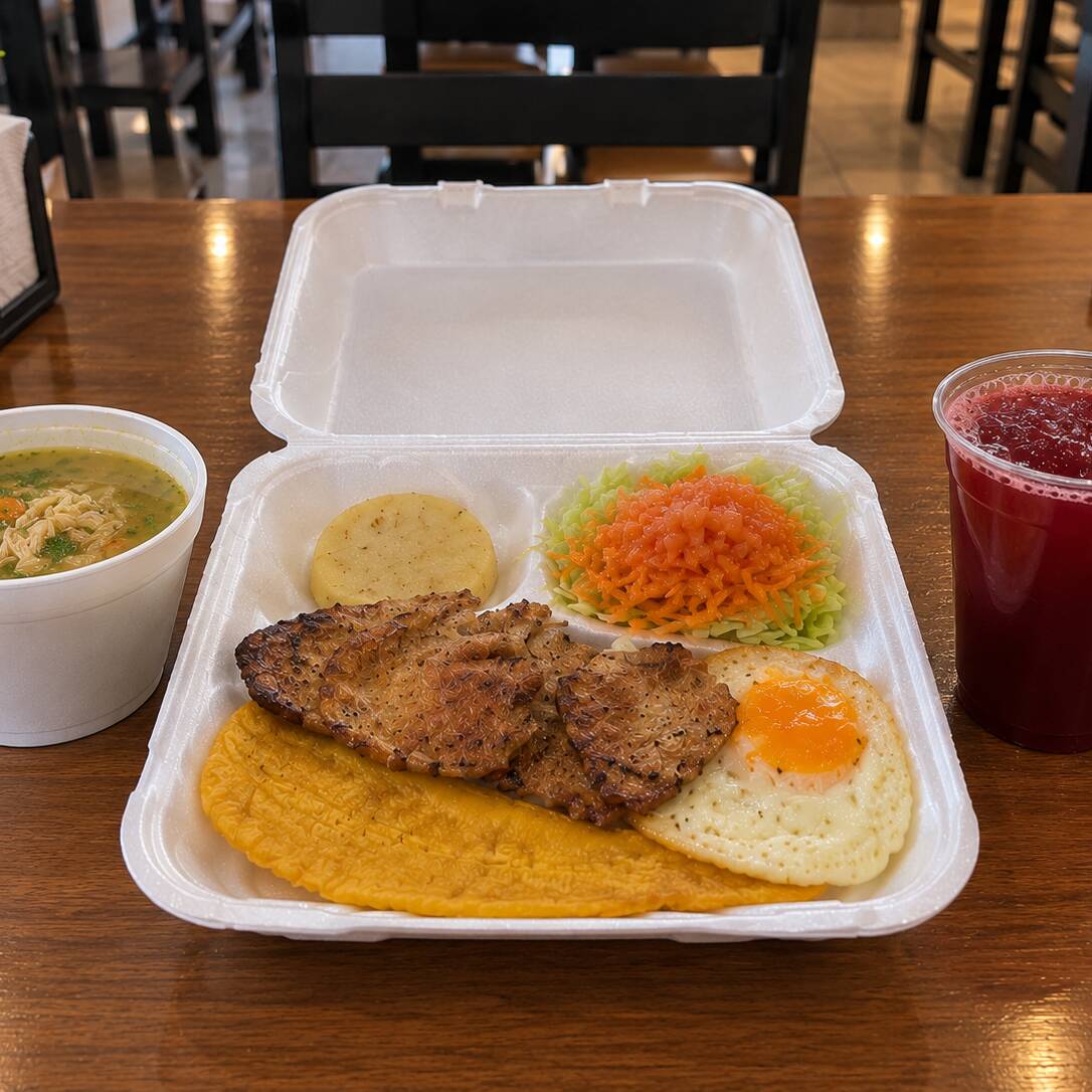 Almuerzo Casero con Cerdo