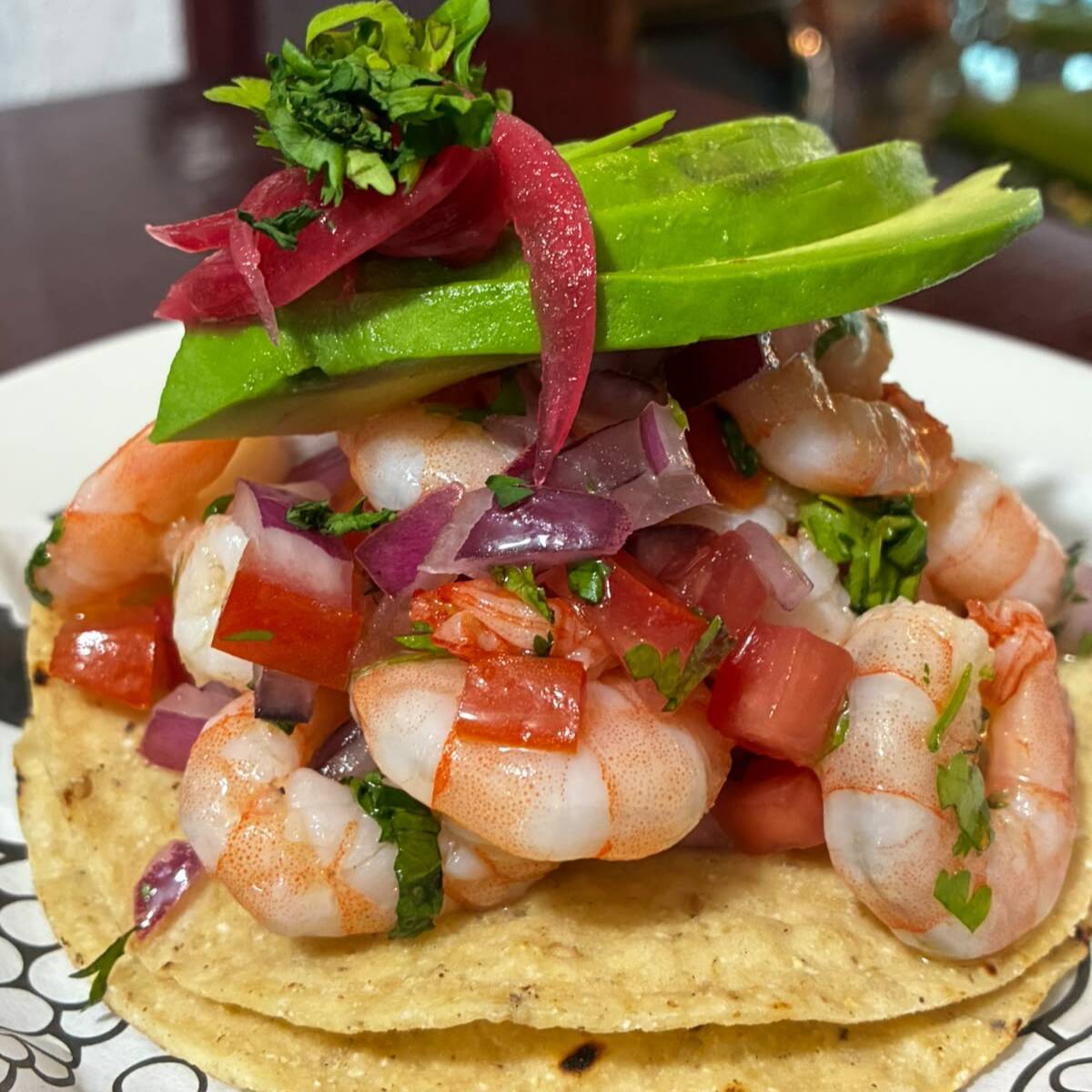Tostadas de Camarón