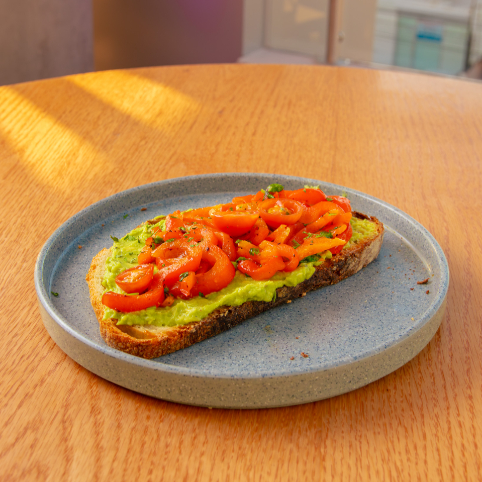 Avocado toast veggie