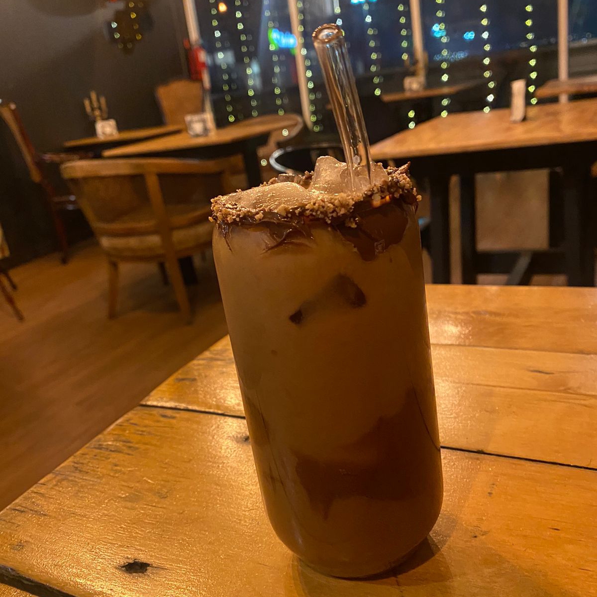 A LAS ROCAS CARAMEL CRUNCH LATTE 16OZ