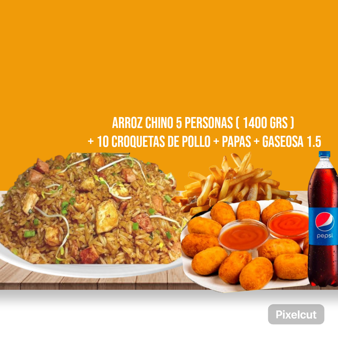 Arroz Chino Familiar Croquetas