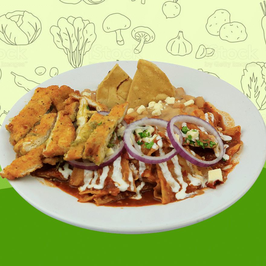 Chilaquiles con Milanesa C