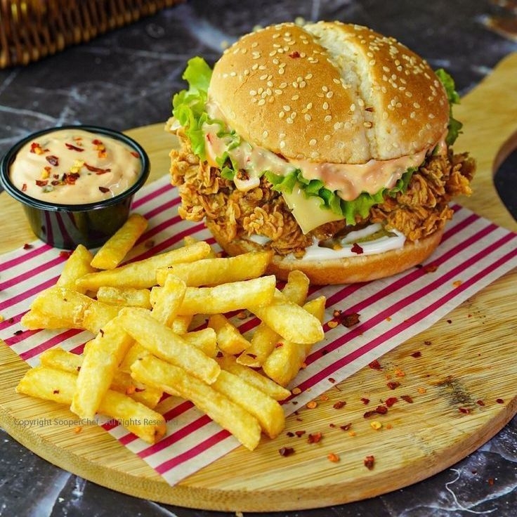 Hamburguesa de Pollo