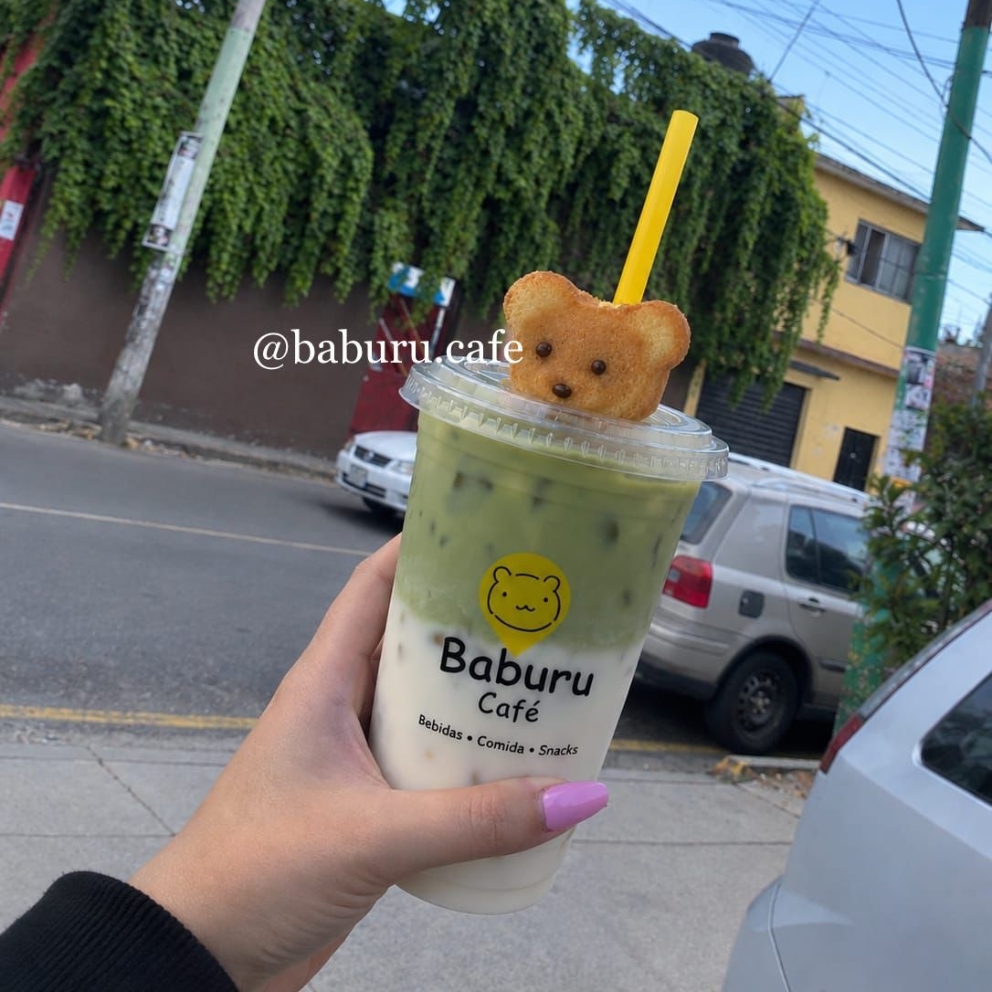 Iced Matcha Latte Frío