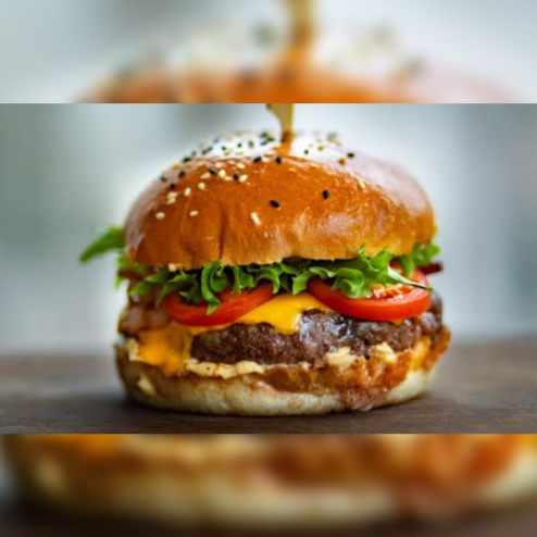 Hamburguesa Mango-Habanero Sencilla Chica