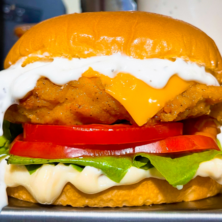 🍅Chicken Ranch Burger🍅