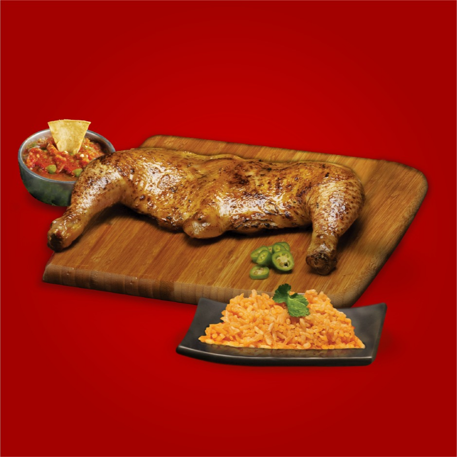 PKT Ahorres 1 Medio Pollo (Pierna/Muslo)+1 Compl