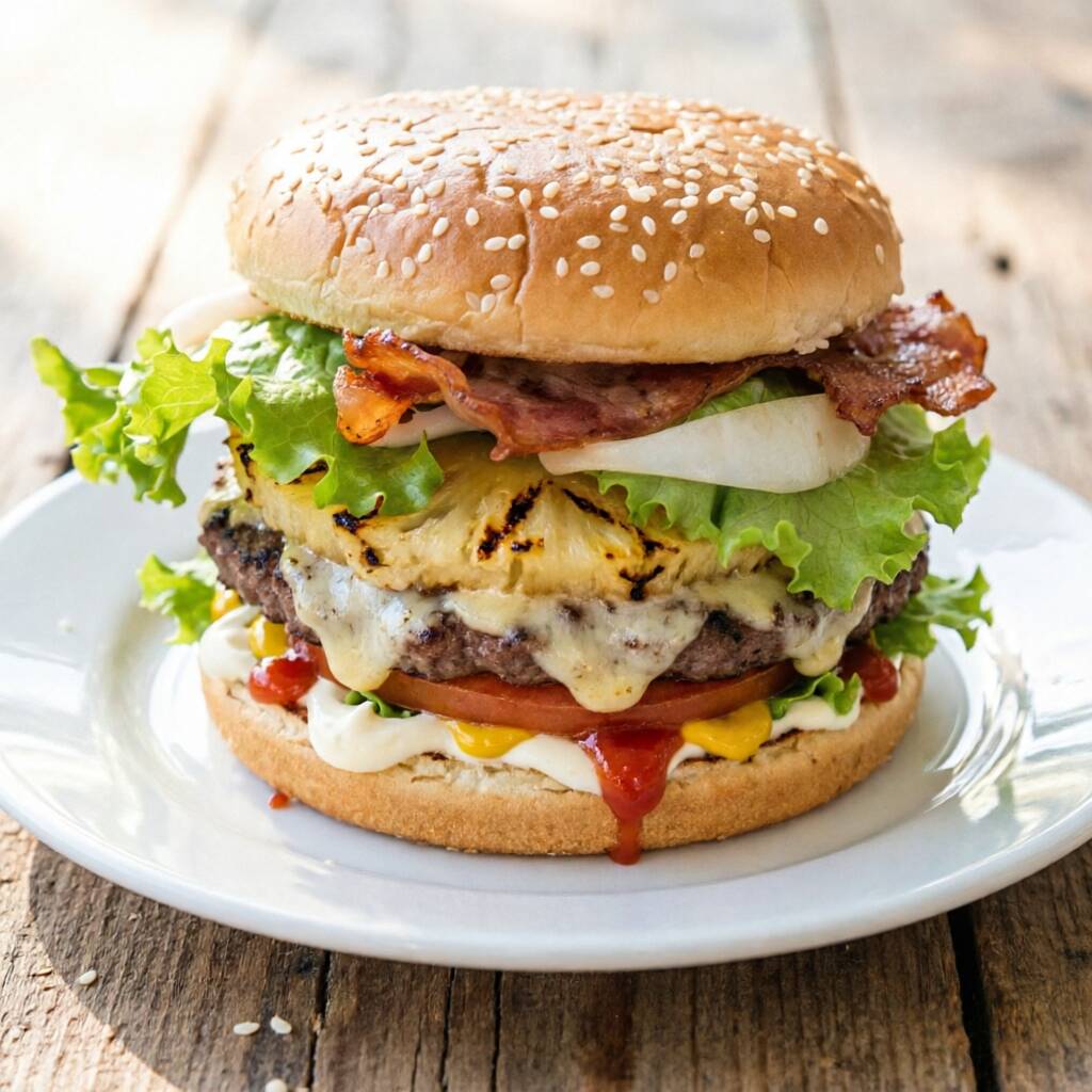 Morgan Oaxaca Burger 🍍🧀😊