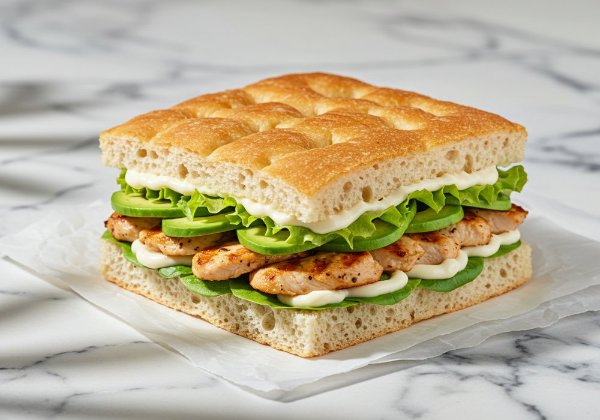 Sandwich de Pollo y Aguacate
