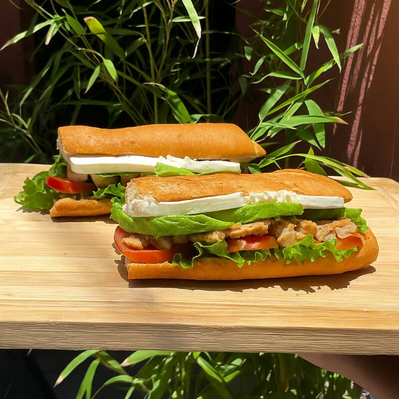 Baguette de Milanesa de Pollo