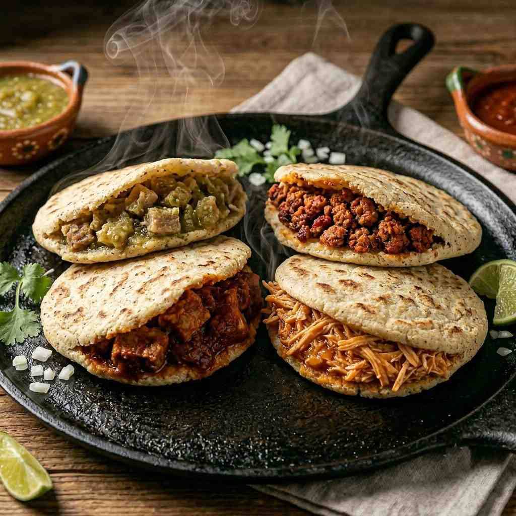 4 Gorditas de Guisados